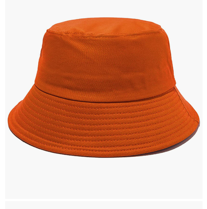 2023 Womens Bucket Hat Hat for Girl Orange1007